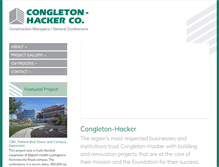 Tablet Screenshot of congleton-hacker.com